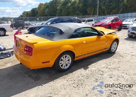 2007 Ford Mustang V6 Deluxe/V6 Premium from USA, damaged, VIN 1ZVFT84N375329694